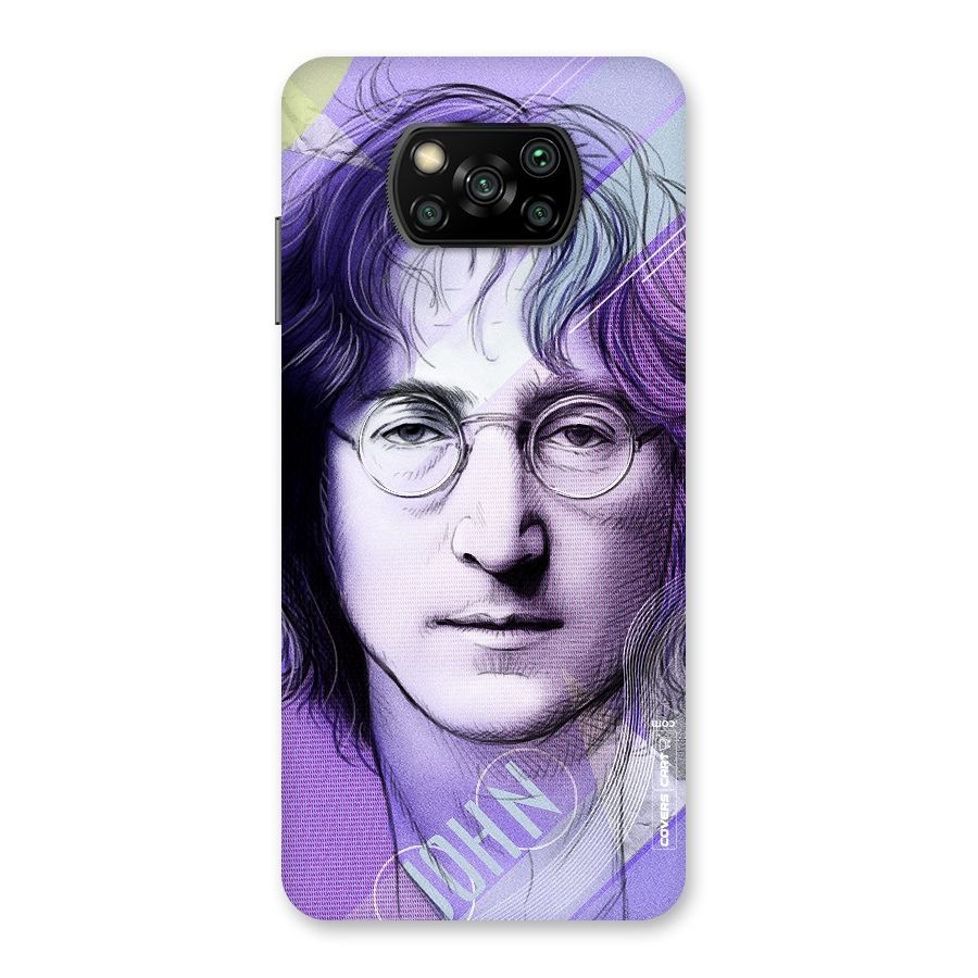 John Lennon Artwork Back Case for Poco X3