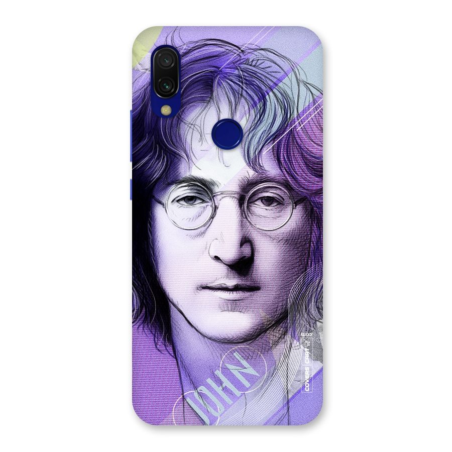 John Lennon Artwork Back Case for Redmi 7