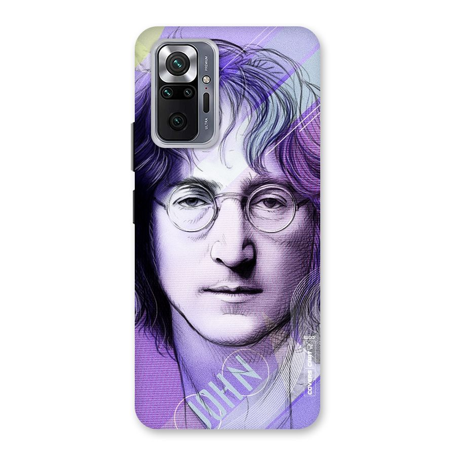 John Lennon Artwork Back Case for Redmi Note 10 Pro