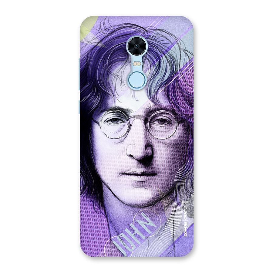 John Lennon Artwork Back Case for Redmi Note 5