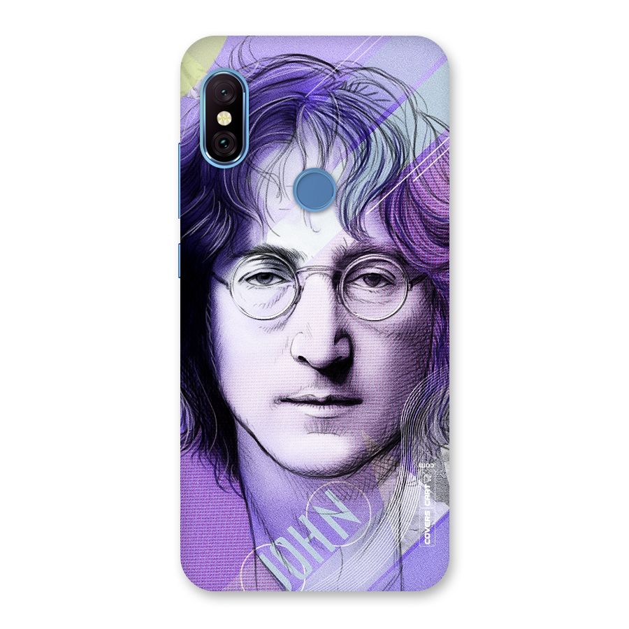 John Lennon Artwork Back Case for Redmi Note 6 Pro