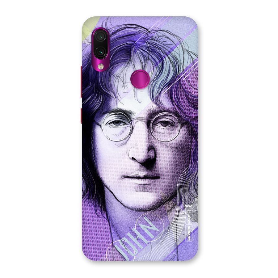 John Lennon Artwork Back Case for Redmi Note 7 Pro