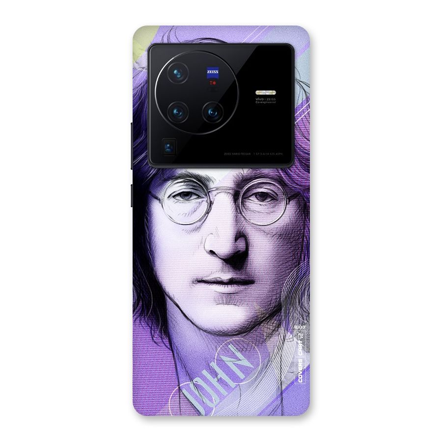 John Lennon Artwork Back Case for Vivo X80 Pro