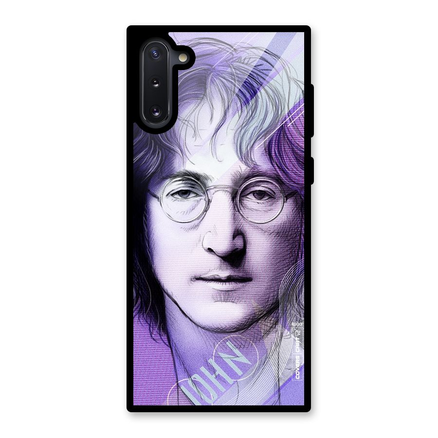 John Lennon Artwork Glass Back Case for Galaxy Note 10