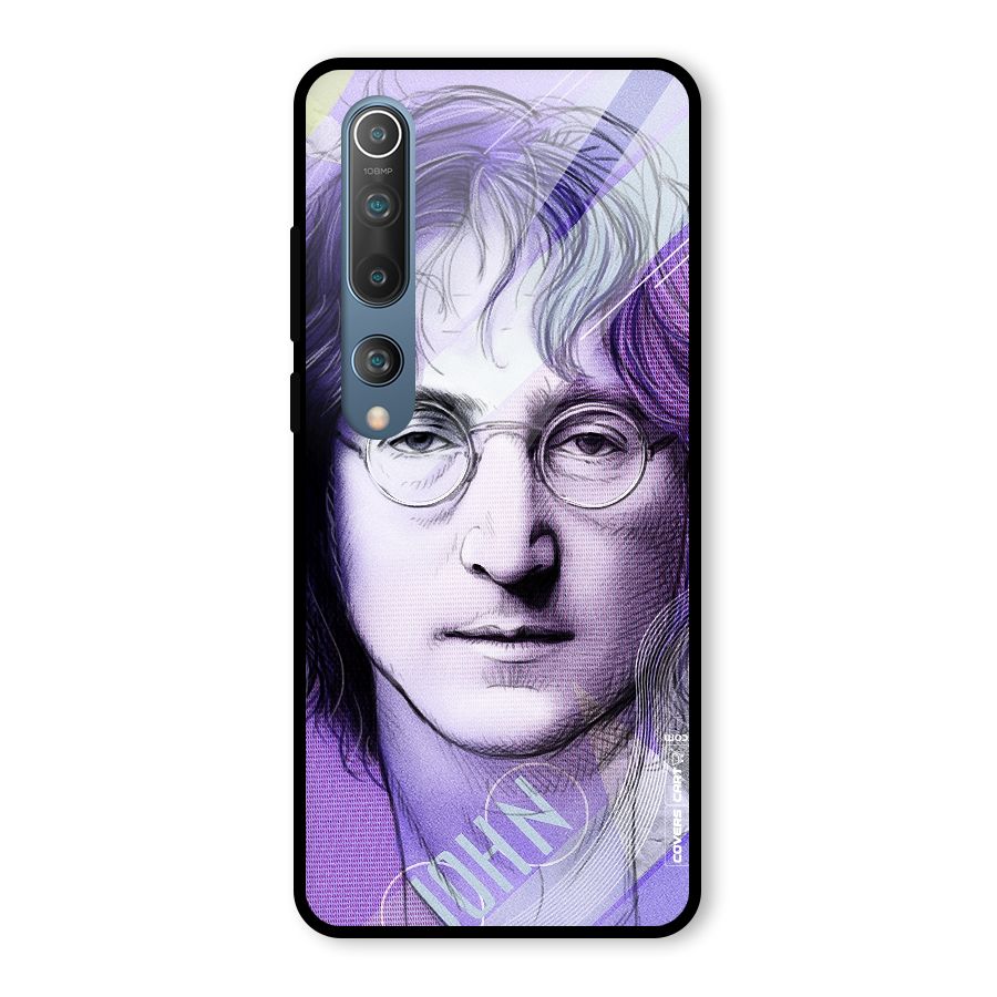 John Lennon Artwork Glass Back Case for Mi 10