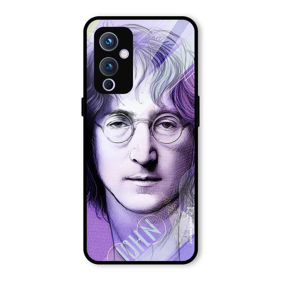 John Lennon Artwork Glass Back Case for OnePlus 9
