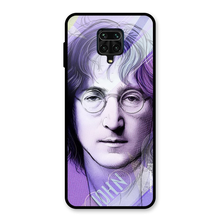 John Lennon Artwork Glass Back Case for Poco M2 Pro