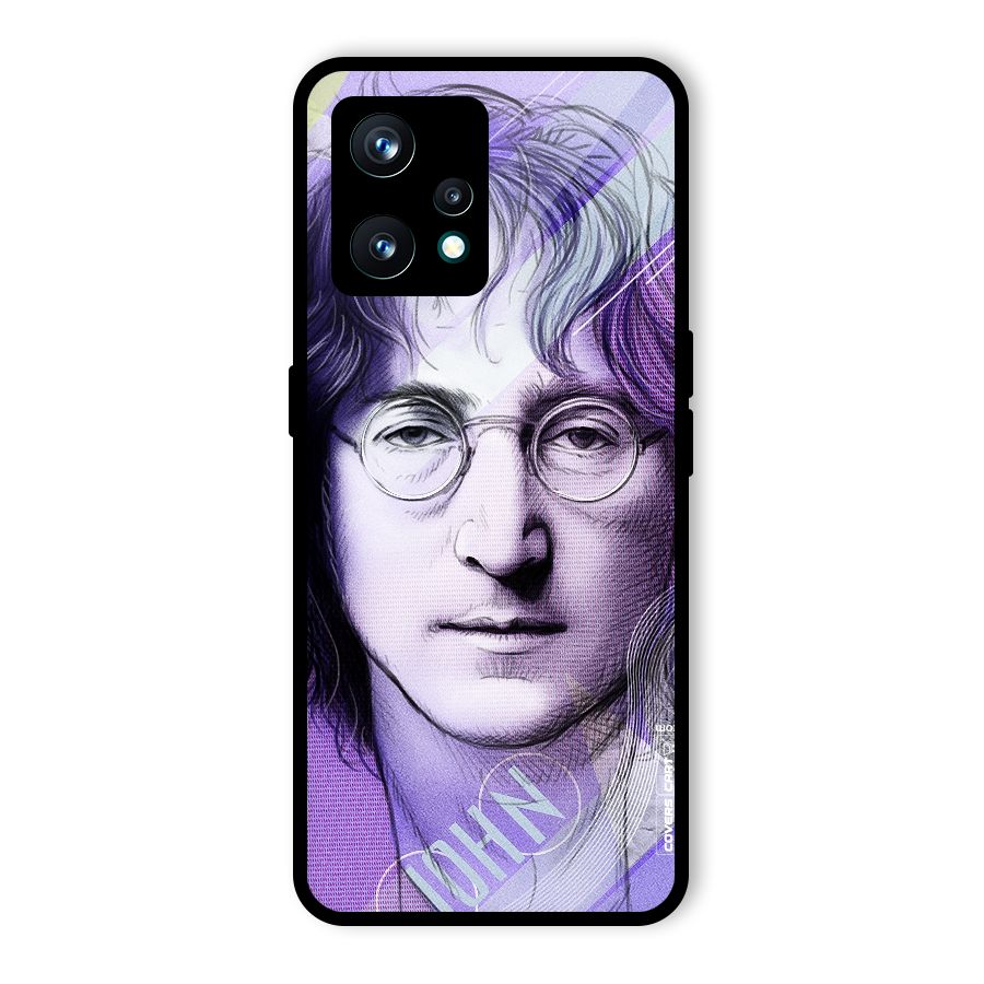 John Lennon Artwork Glass Back Case for Realme 9 Pro Plus 5G