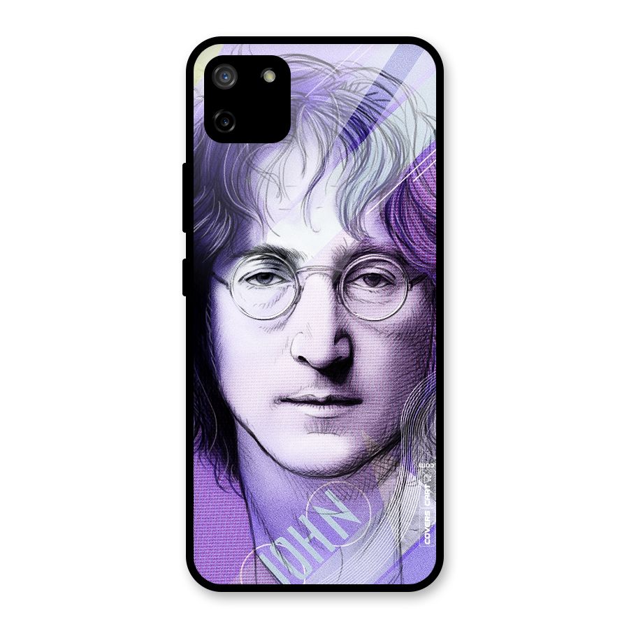 John Lennon Artwork Glass Back Case for Realme C11