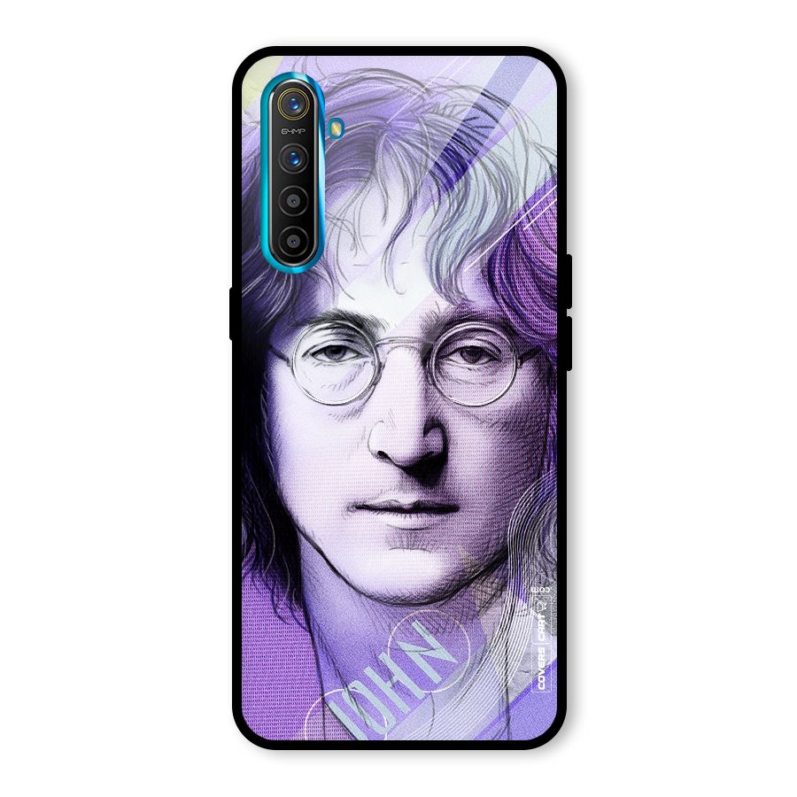 John Lennon Artwork Glass Back Case for Realme X2