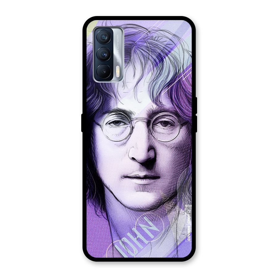 John Lennon Artwork Glass Back Case for Realme X7