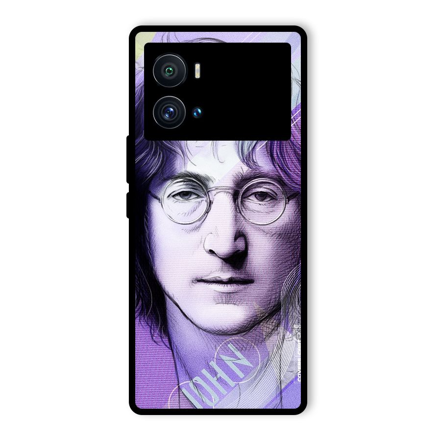 John Lennon Artwork Glass Back Case for Vivo iQOO 9 Pro