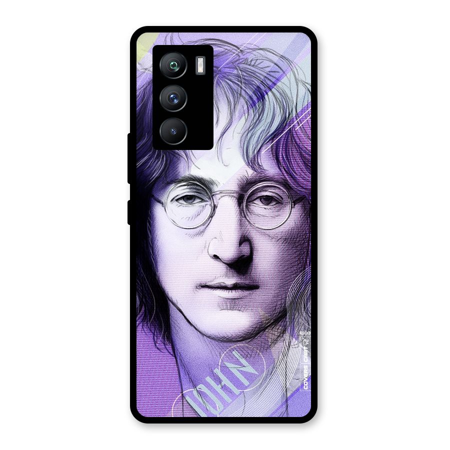 John Lennon Artwork Glass Back Case for Vivo iQOO 9 SE