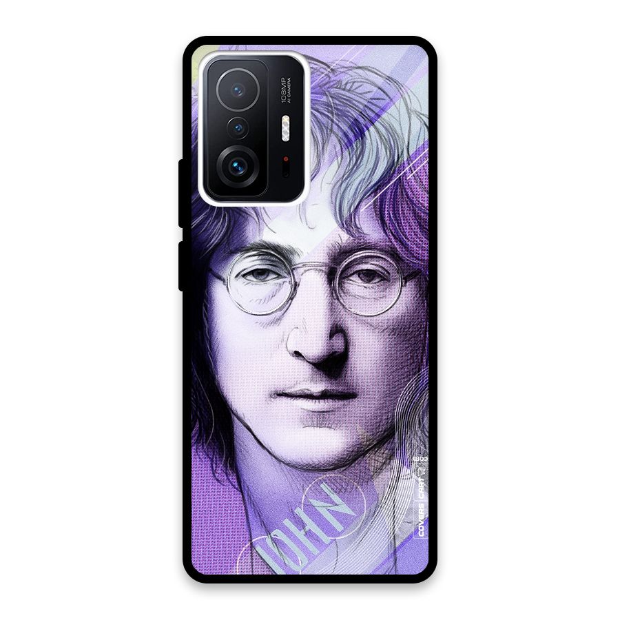 John Lennon Artwork Glass Back Case for Xiaomi 11T Pro