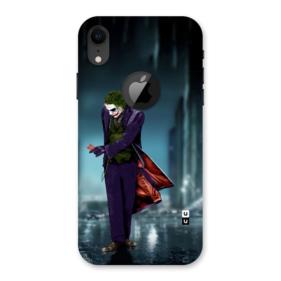 Joker in Style Back Case for iPhone XR Logo Cut