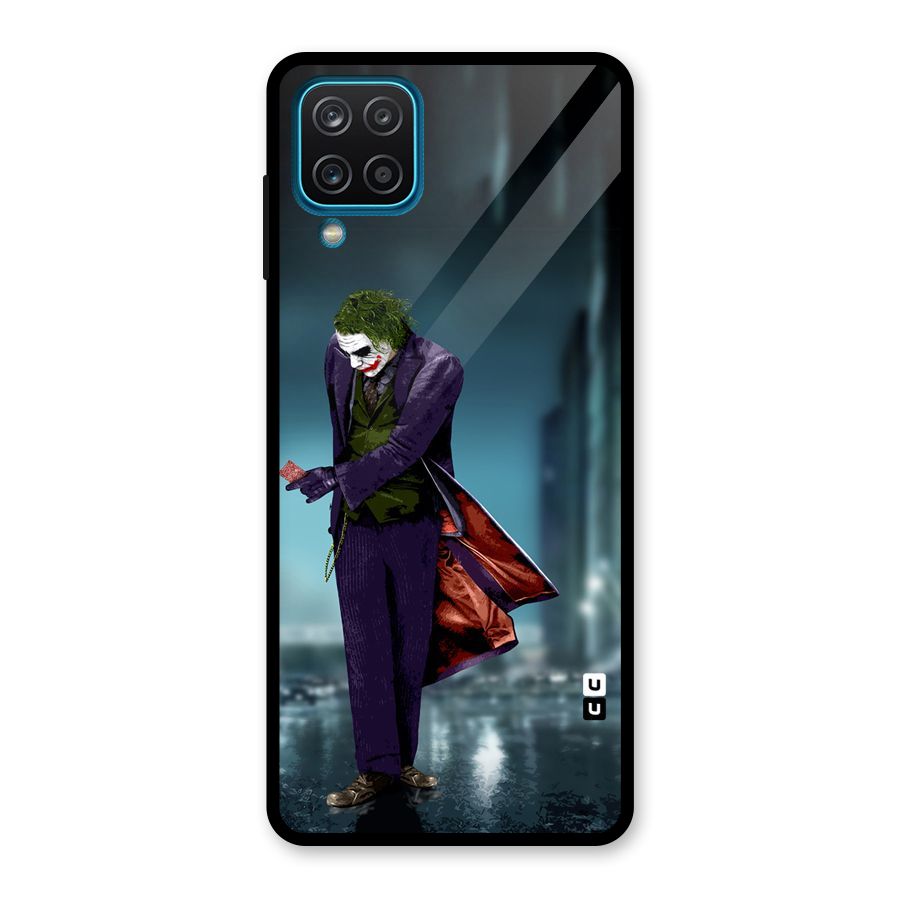 Joker in Style Glass Back Case for Galaxy A12