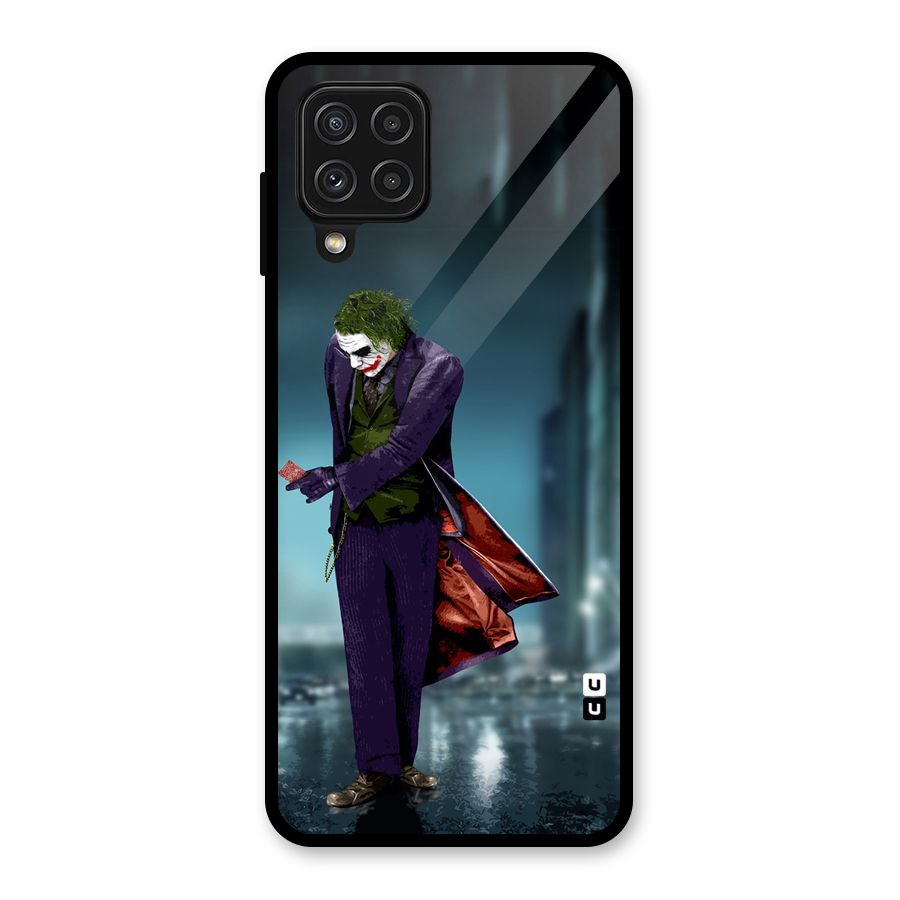 Joker in Style Glass Back Case for Galaxy A22 4G