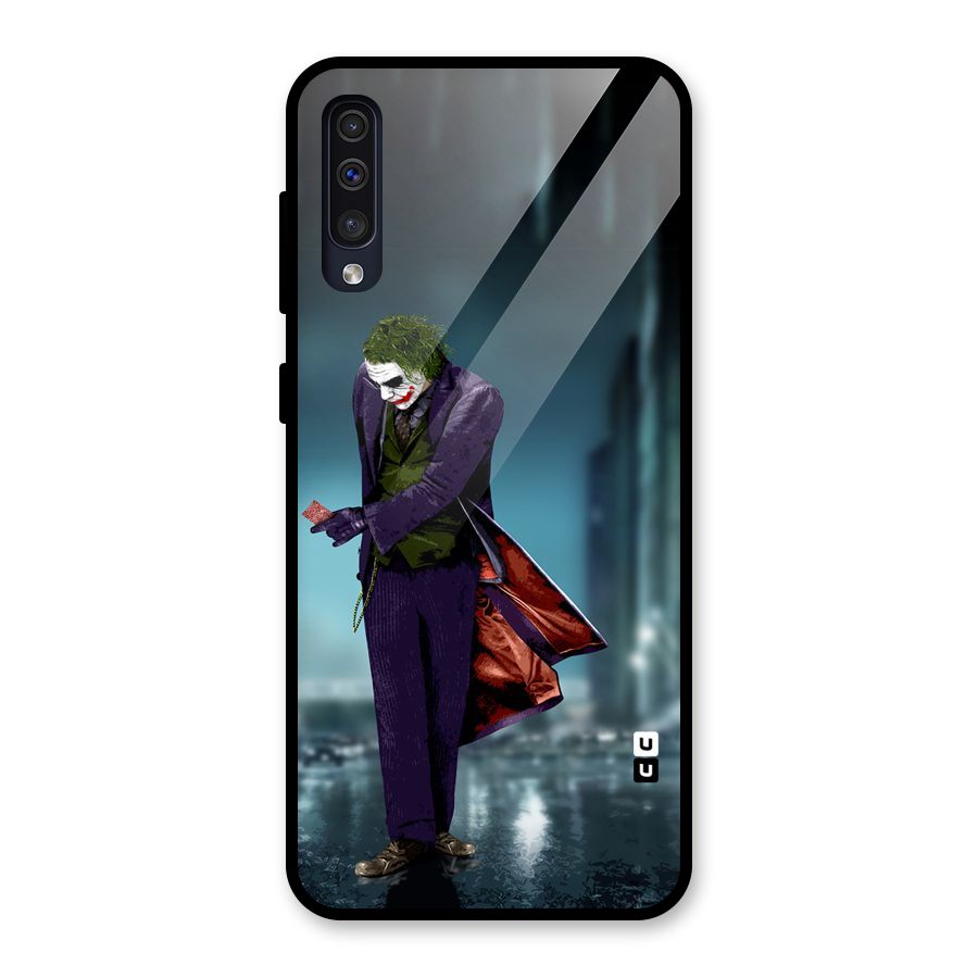 Joker in Style Glass Back Case for Galaxy A50
