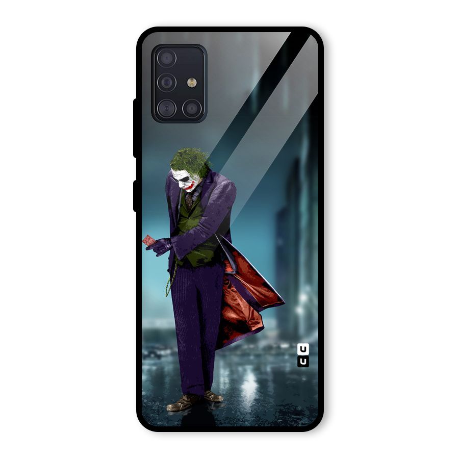 Joker in Style Glass Back Case for Galaxy A51