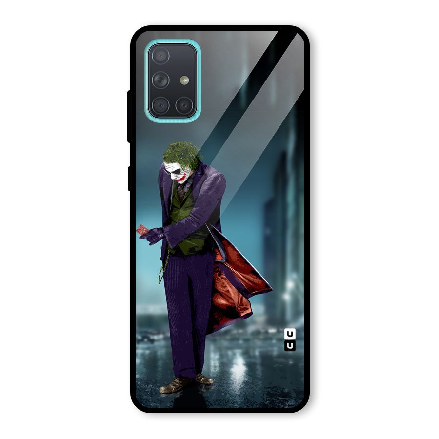 Joker in Style Glass Back Case for Galaxy A71