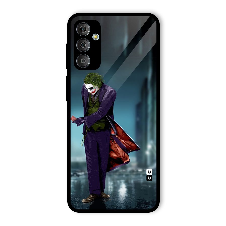 Joker in Style Glass Back Case for Galaxy F23