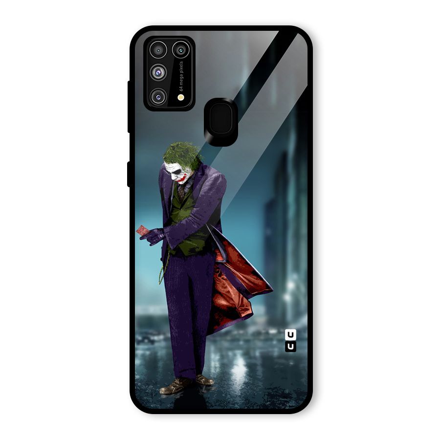 Joker in Style Glass Back Case for Galaxy F41
