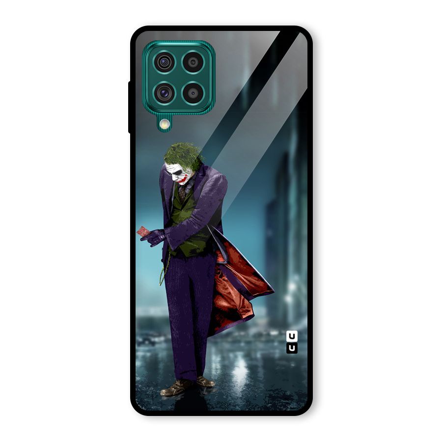 Joker in Style Glass Back Case for Galaxy F62