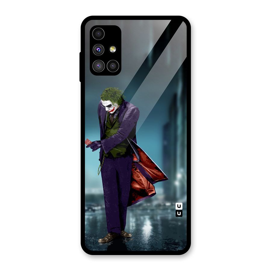 Joker in Style Glass Back Case for Galaxy M51