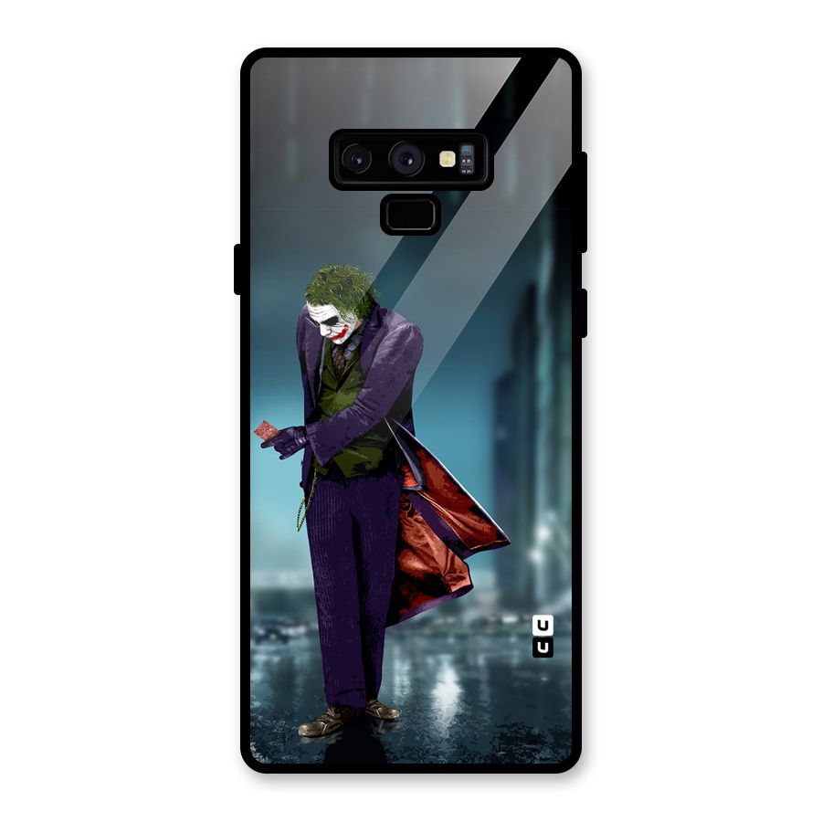 Joker in Style Glass Back Case for Galaxy Note 9
