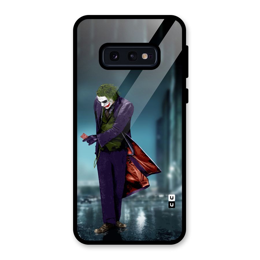 Joker in Style Glass Back Case for Galaxy S10e