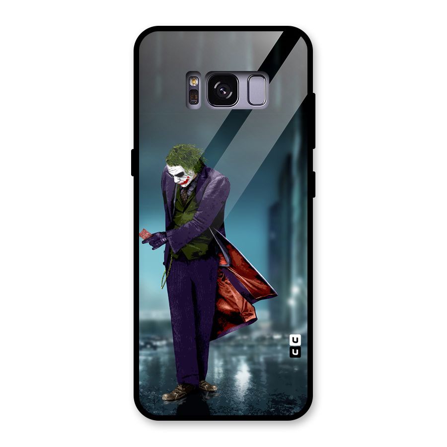 Joker in Style Glass Back Case for Galaxy S8