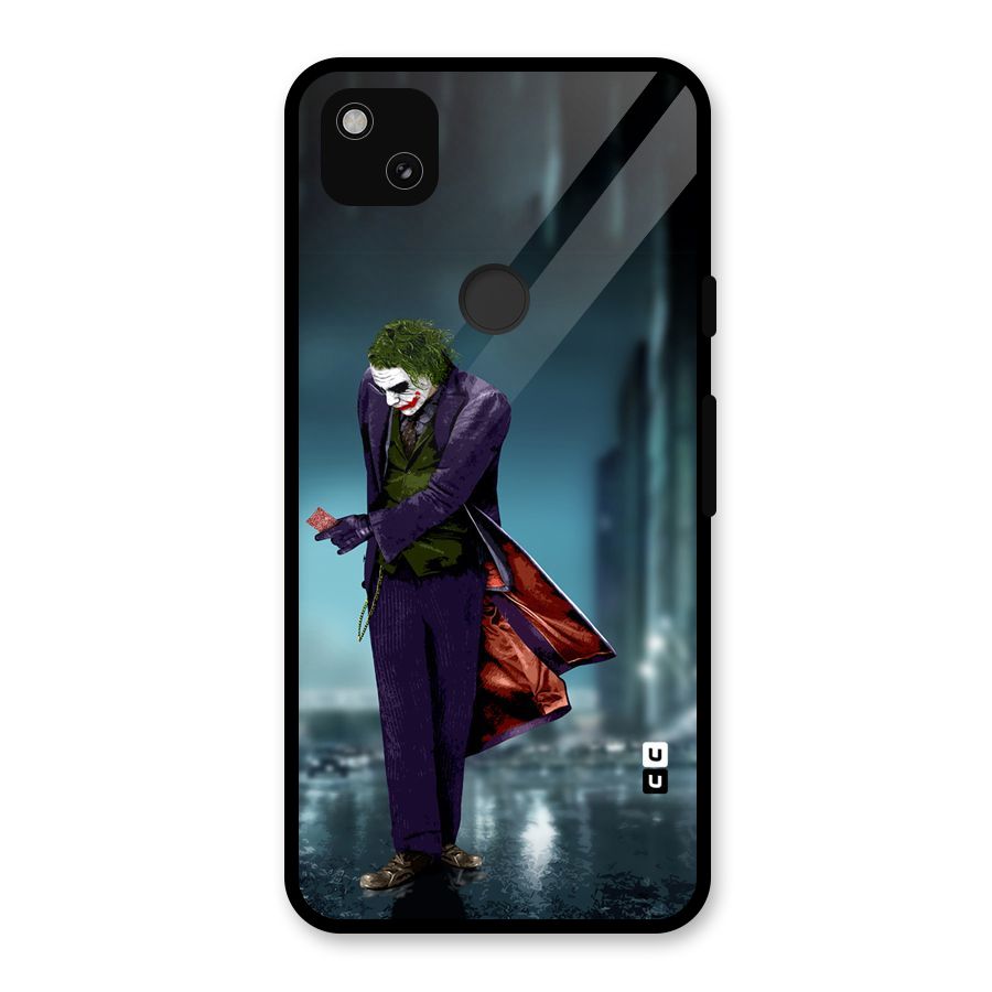Joker in Style Glass Back Case for Google Pixel 4a