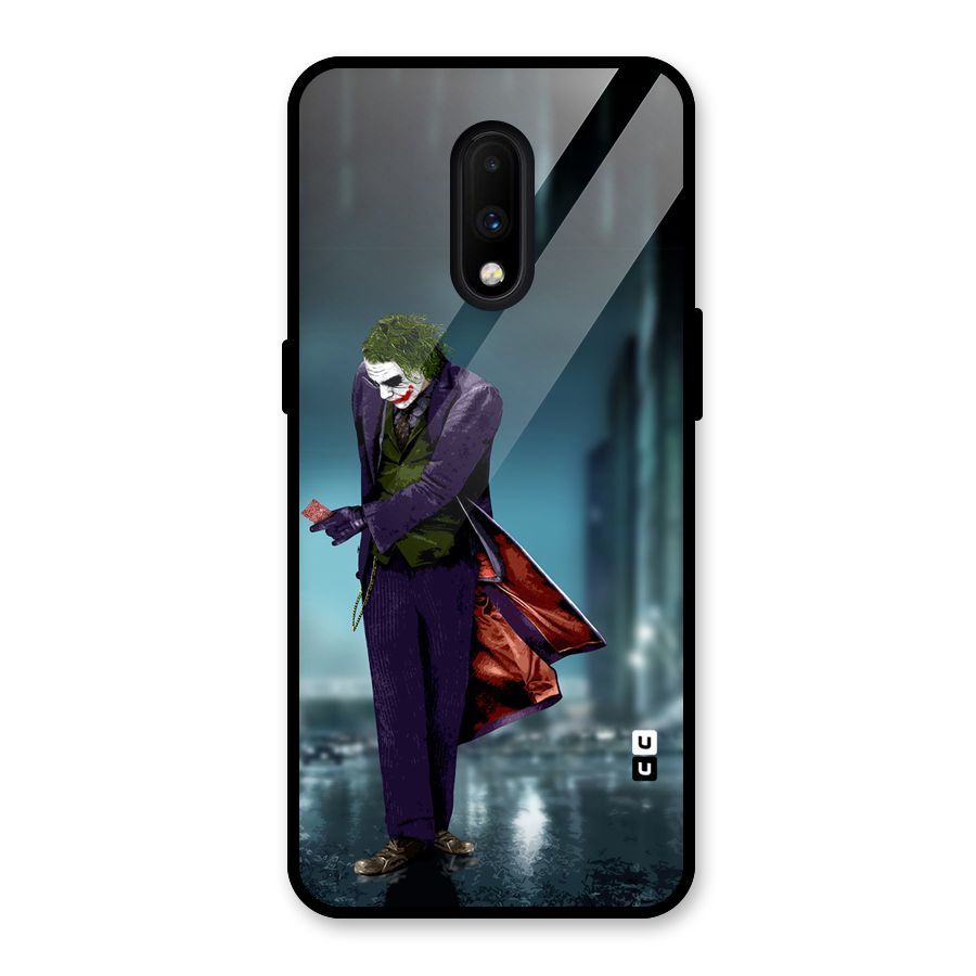 Joker in Style Glass Back Case for OnePlus 7