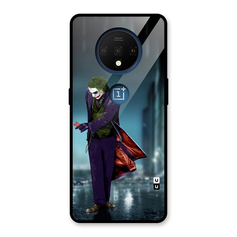Joker in Style Glass Back Case for OnePlus 7T
