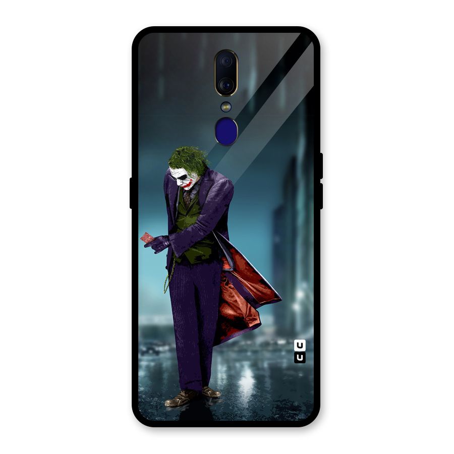 Joker in Style Glass Back Case for Oppo F11