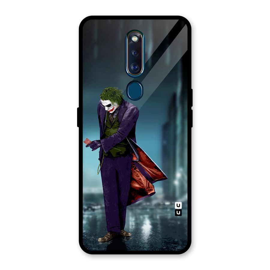 Joker in Style Glass Back Case for Oppo F11 Pro