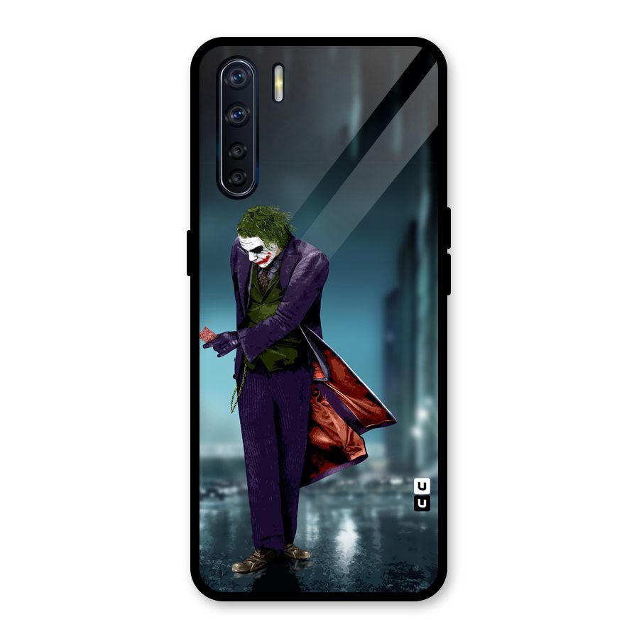 Joker in Style Glass Back Case for Oppo F15