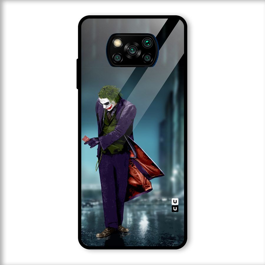 Joker in Style Glass Back Case for Poco X3