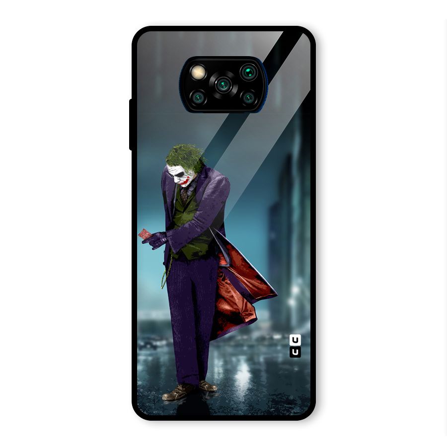 Joker in Style Glass Back Case for Poco X3 Pro