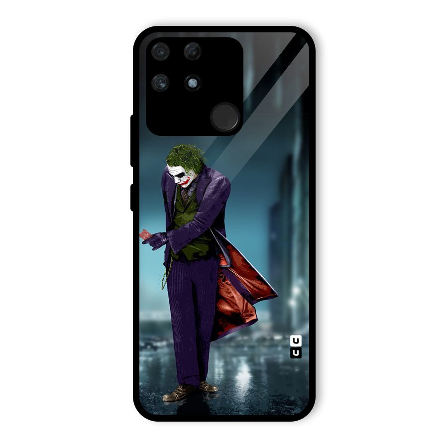 Joker in Style Glass Back Case for Realme Narzo 50A