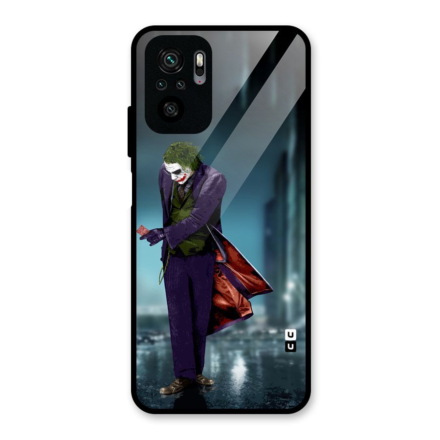 Joker in Style Glass Back Case for Redmi Note 10S