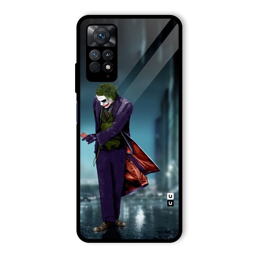 Joker in Style Glass Back Case for Redmi Note 11 Pro
