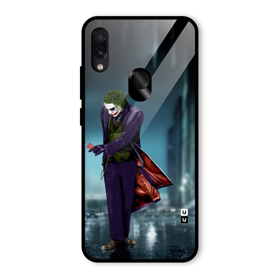 Joker in Style Glass Back Case for Redmi Note 7