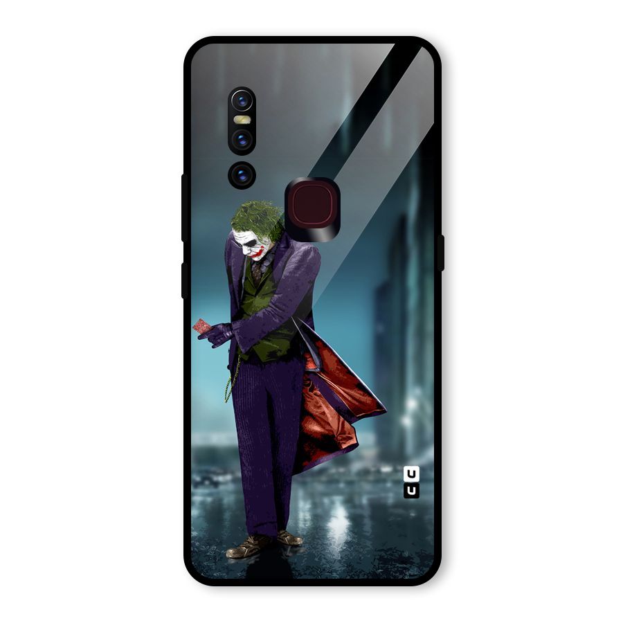 Joker in Style Glass Back Case for Vivo V15