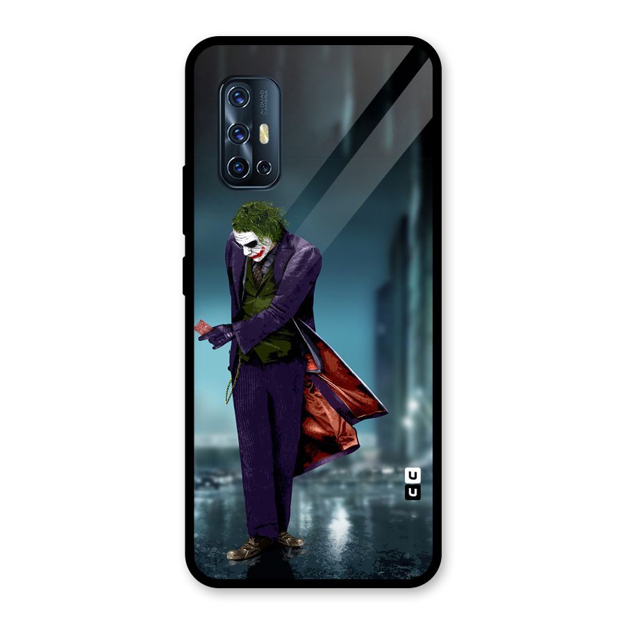 Joker in Style Glass Back Case for Vivo V17