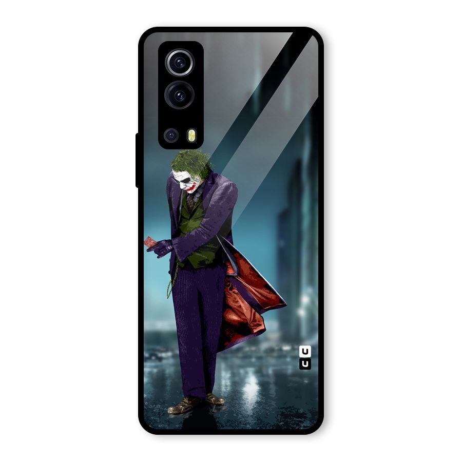 Joker in Style Glass Back Case for Vivo iQOO Z3