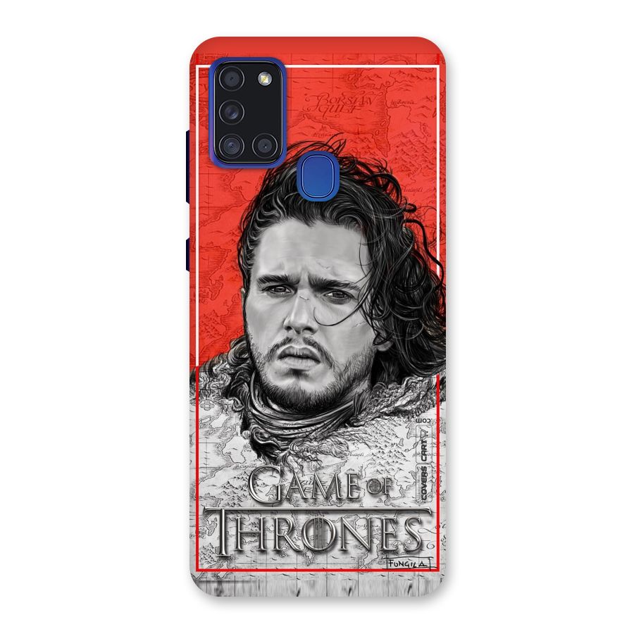 Jon Snow Nights Watch Back Case for Galaxy A21s