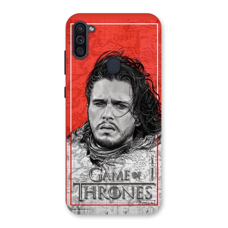 Jon Snow Nights Watch Back Case for Galaxy M11