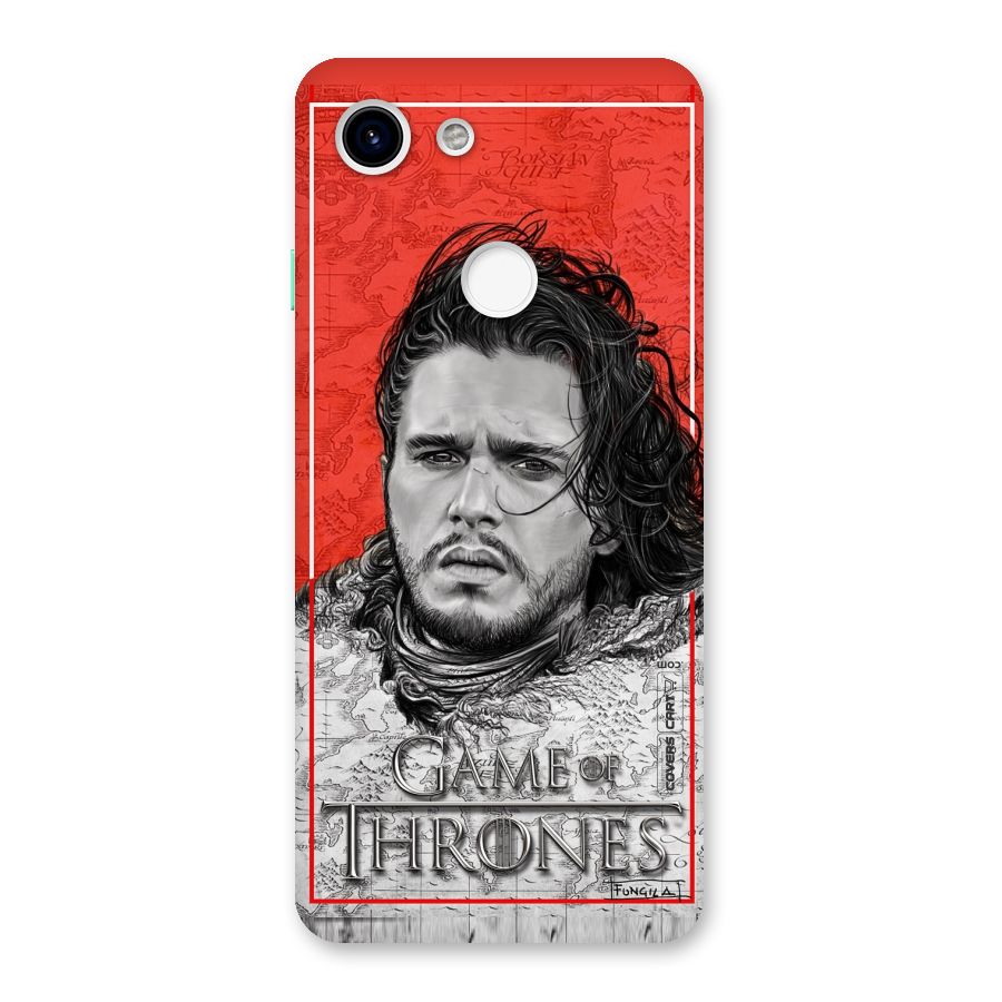 Jon Snow Nights Watch Back Case for Google Pixel 3