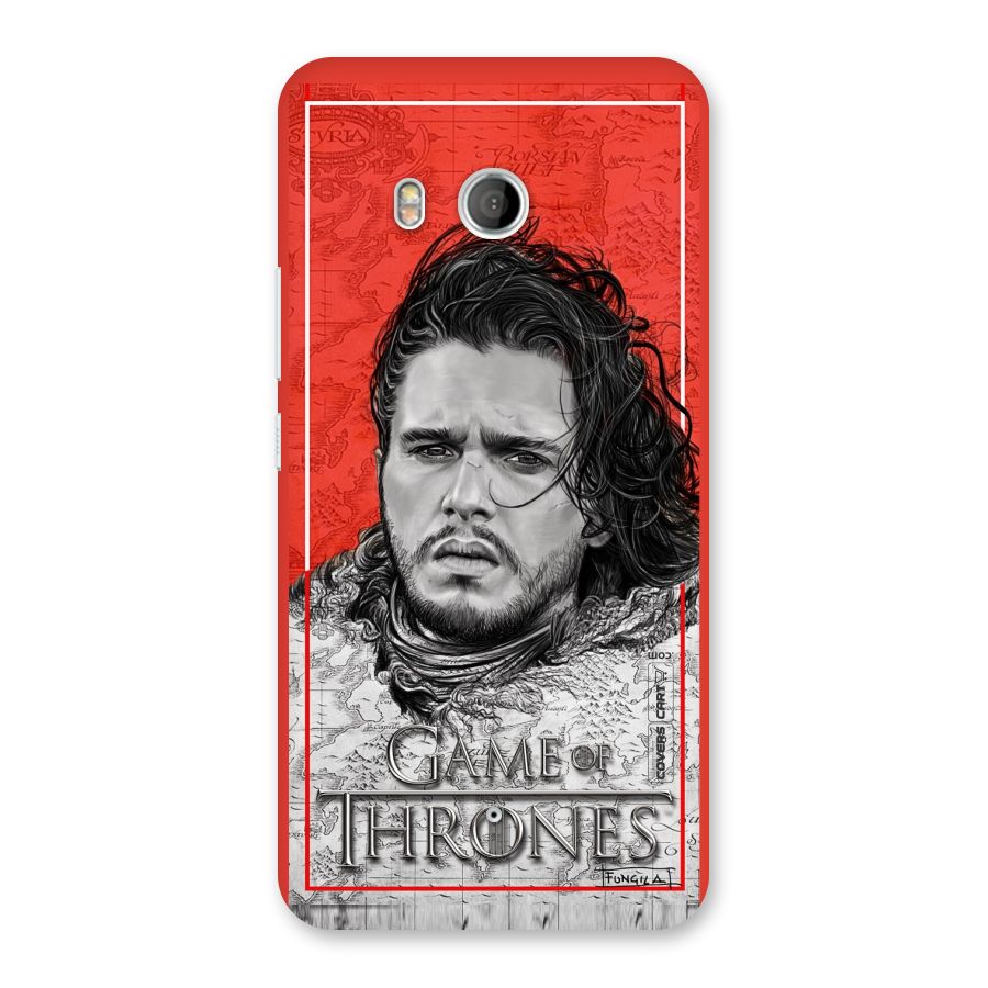 Jon Snow Nights Watch Back Case for HTC U11